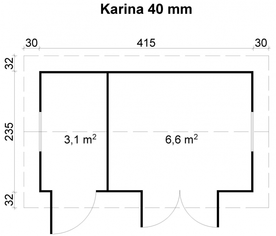 kůlna KARINA - 40