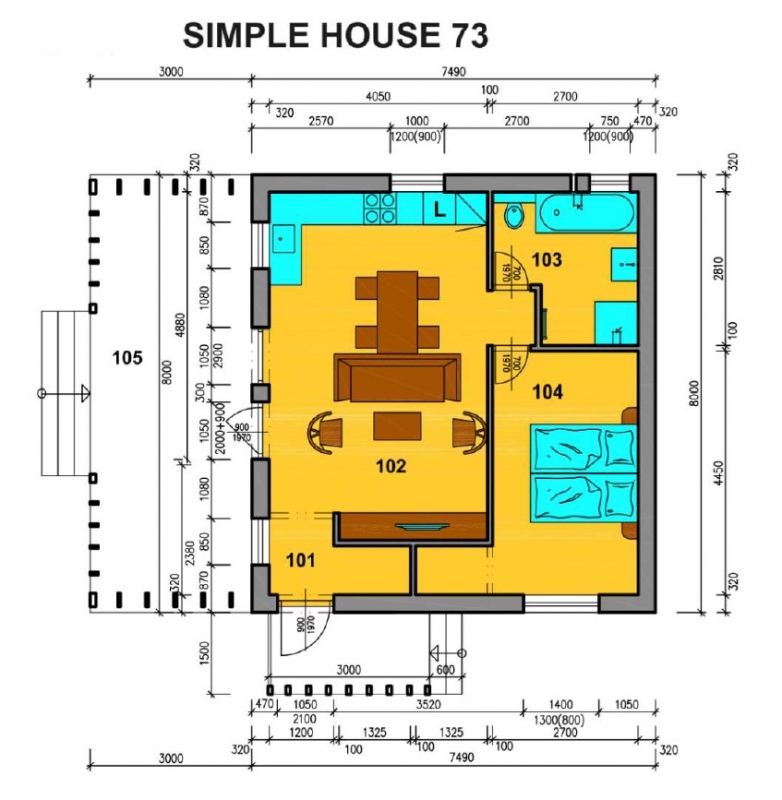 SIMPLE HOUSE 73