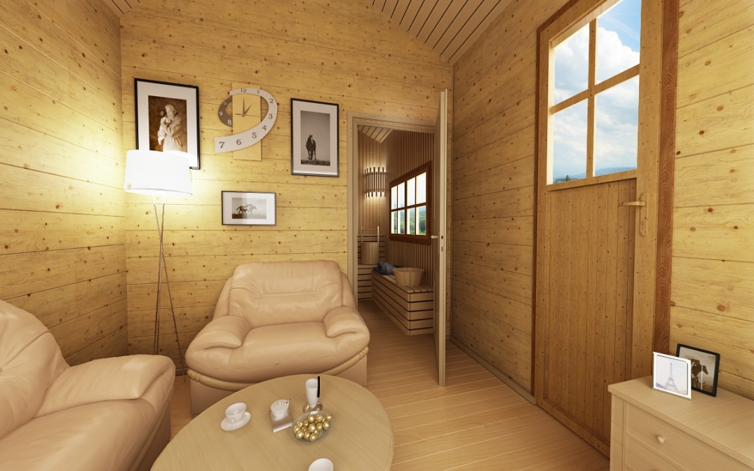 Modulární sauna